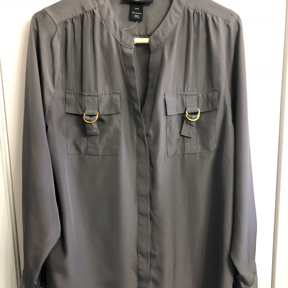 Lane Bryant - Grey Blouse